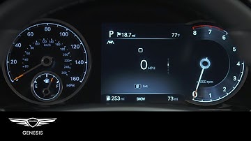 Analog Instrument Cluster | Genesis G80 and GV80 | How-To | Genesis USA