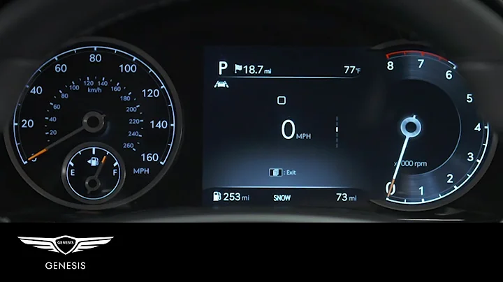 Analog Instrument Cluster | Genesis G80 and GV80 | How-To | Genesis USA