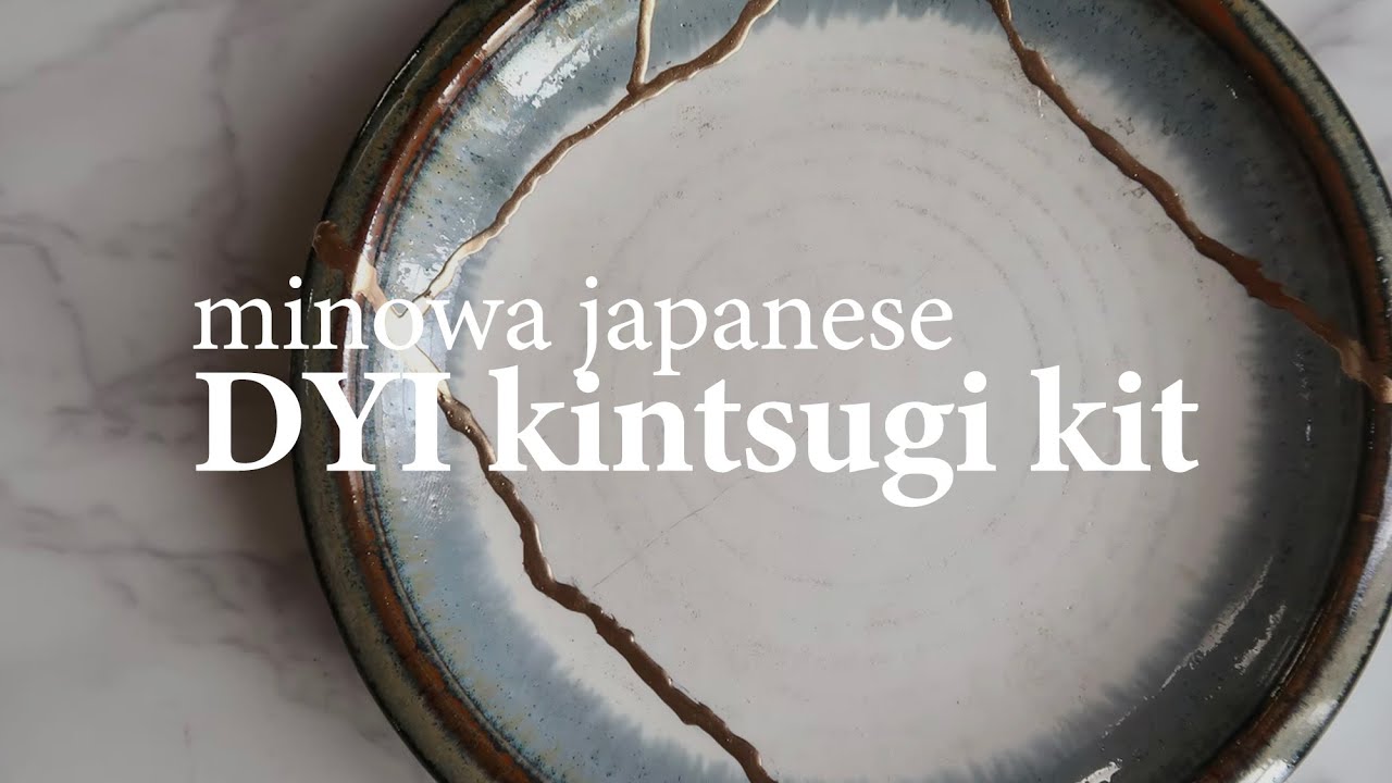 Unwrapping: Minowa Japanese DIY kintsugi kit – Ceramic gold repair 