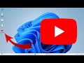 Cómo crear o agregar un acceso directo a YouTube en el escritorio 2025