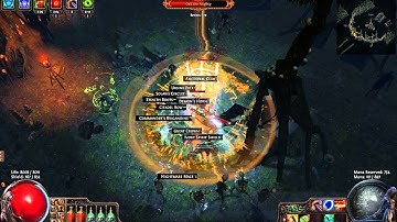 Gellig Mortezzah- Path of Exile level 73 Dark Forest Oak the Mighty melee facetank