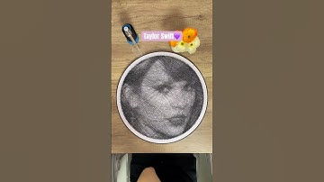Taylor Swift💜String Art Portrait🧵#stringart #customportrait #taylorswift #diy #gift #handmade