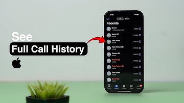 Hoe bekijk ik de volledige oproepgeschiedenis op de iPhone?