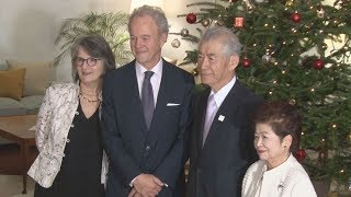 本庶氏、授賞式は「和装で」　スウェーデン大使公邸で祝賀会
