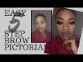 Easy 5 minute Brow Pictorial | Alexis Nichole