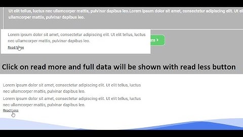 How to add read more toggle button that expand with read less button in wordpress using elementor