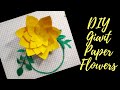 Diy giant paper flower  diy paper flowers  diy party decorations  diy backdrop decor