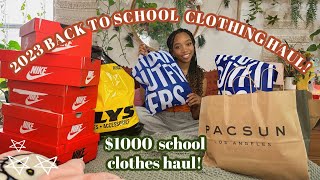 HUGE BACKTOSCHOOL CLOTHING HAUL! highschool clothing haul!