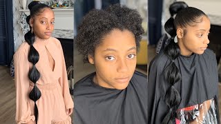 How To: Genie Bubble Ponytail