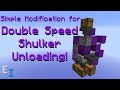 Modified Pallapalla Shulker Unloader for Double Speed Unloading
