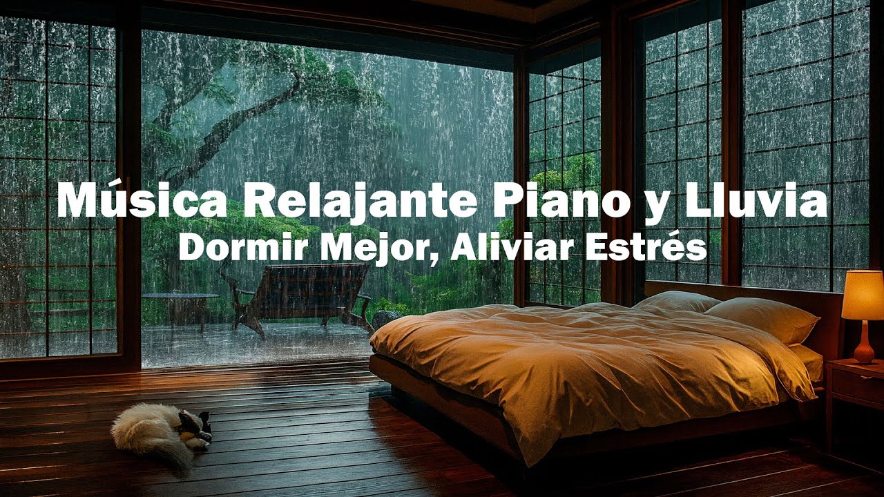 Música Relajante para Dormir | Calmar la Mente con Lluvia Nocturna y ...