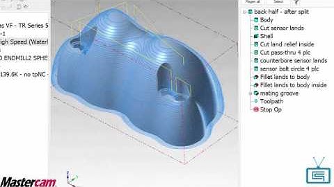 Solid Toolpath - Stop Op