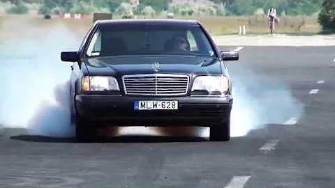 Mercedes W140 S700 AMG V12 exclusive (0-300km) РАЗГОН