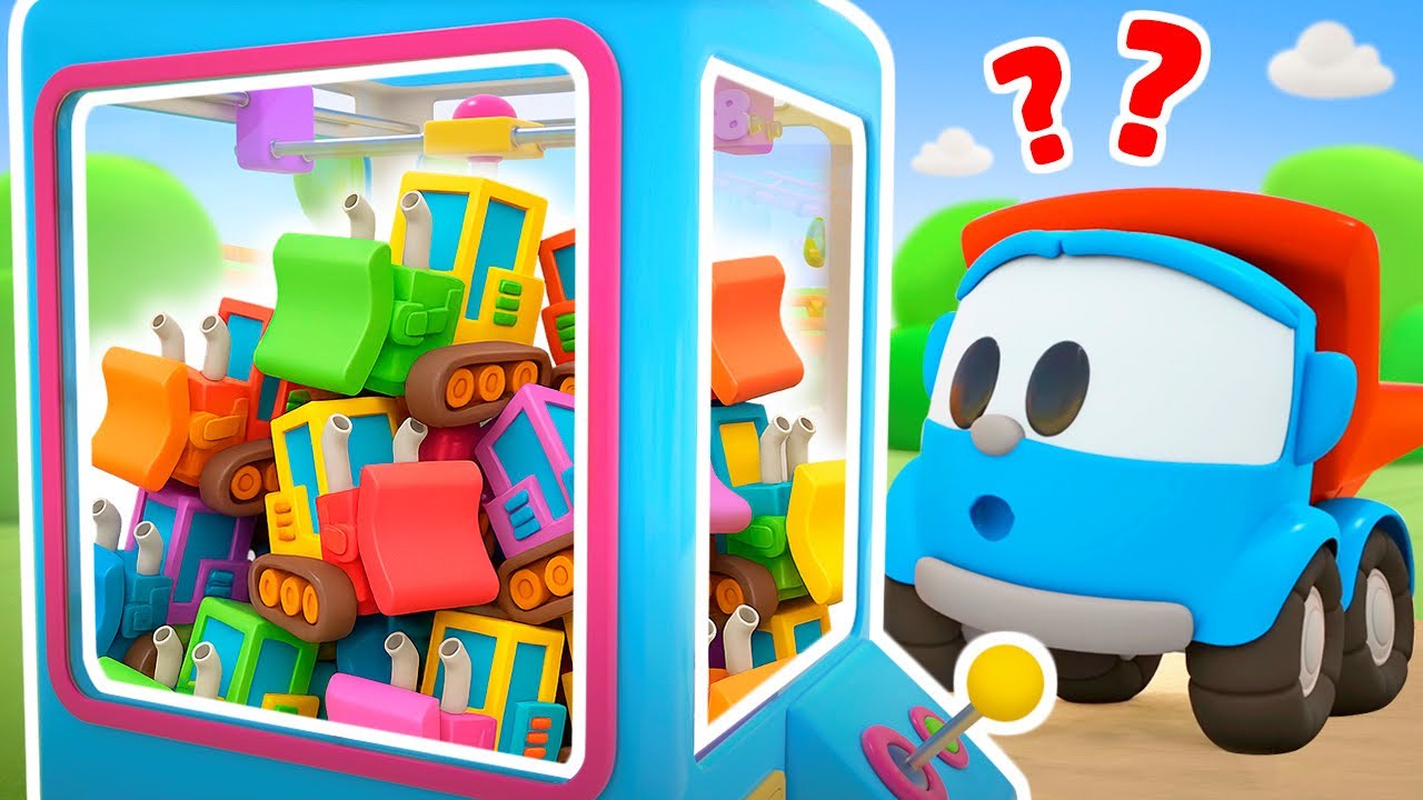 Léo et la machine à pince : jeux et bricolage pour enfants. Animation avec voitures