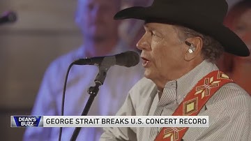 George Strait concert breaks US attendance record held by rock band since 1977