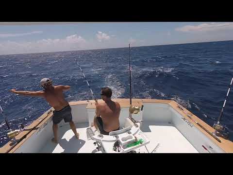 Double Header Sailfish Fight - Oregon Inlet Offshore Fishing