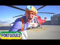 Blippi Português no Helicóptero dos Bombeiros | Vídeos Educativos | As Aventuras de Blippi