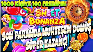 🍭Sweet Bonanza Küçük Kasa 🍭  |  BÜYÜYEN OYUN MUHTEŞEM KAZANÇ