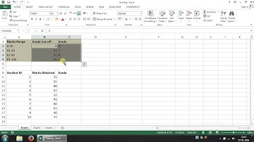 Excel Vlookup for Calculating Grade