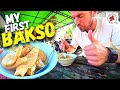 American Tries Local Indonesian Dish Bakso in Bali 🇮🇩