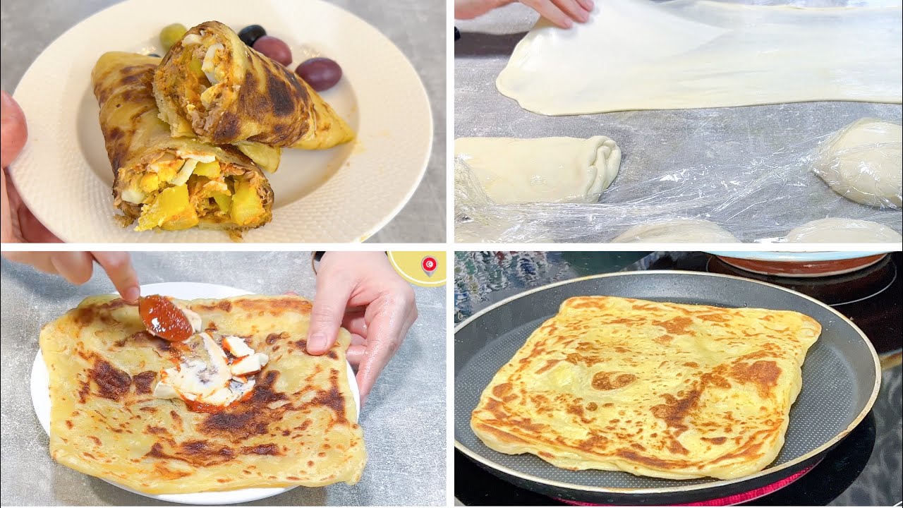 ملاوي بالحليب ماندمتش كيف جربتها و كسكروت ملاوي من ايام الزمن الجميل 🇹🇳🇹🇳🇹🇳