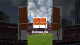 Finding The Worst Seat At Great American Ballpark! #shorts