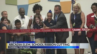 Arcadia Elementary school ribbon cutting