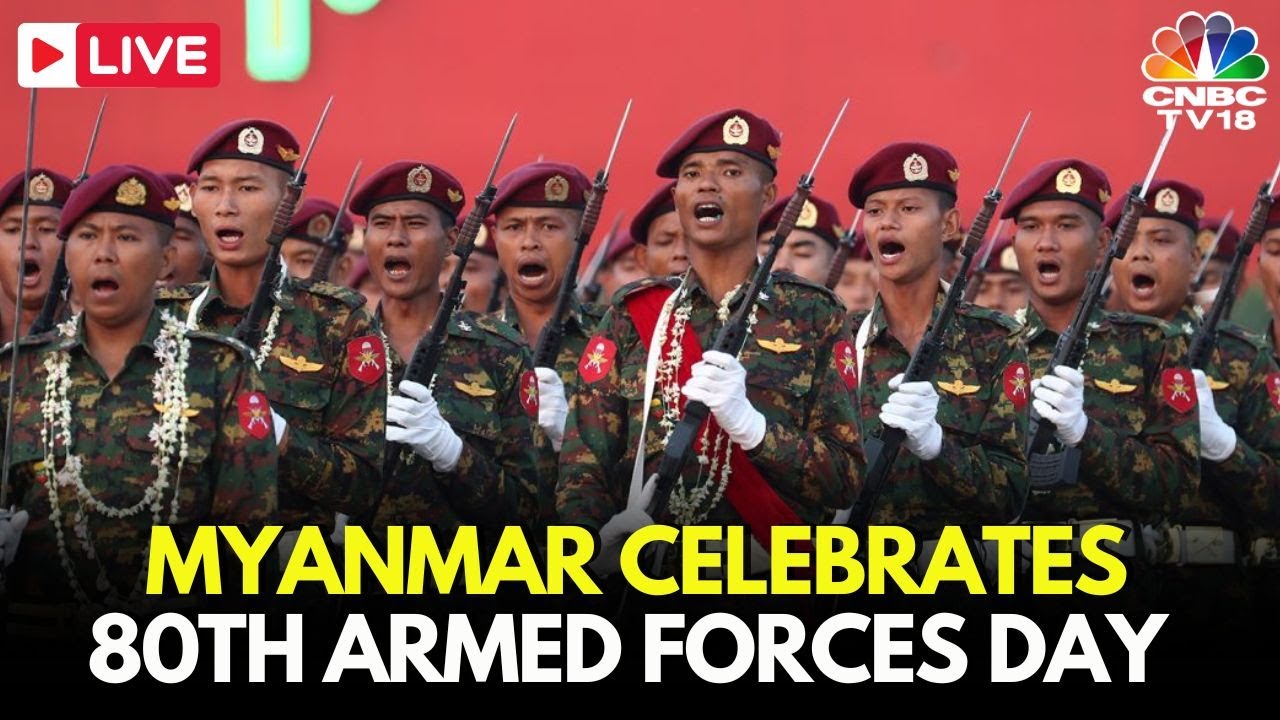 Myanmar Military Parade LIVE: Myanmar Holds 80th Armed Forces Day ...