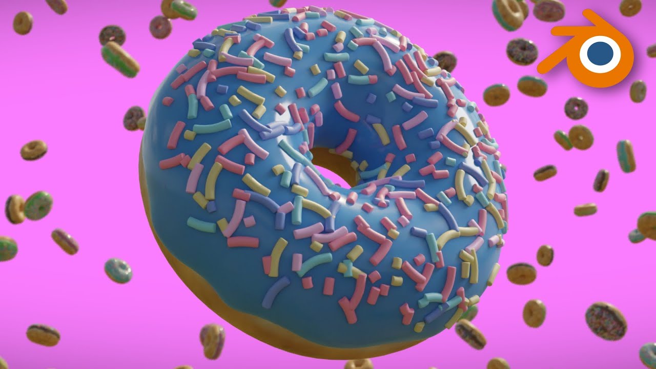 Blender Donut Animation (60 FPS)