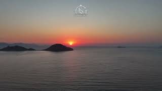 🌅 Turgutreis’ten Çatal Ada’ya Muhteşem Gün Batımı | 4K Cinematic | Bodrum, Türkiye