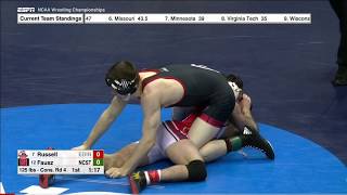 2017 Ncaa Wrestling 125Lbs Sean Russell Edinboro Ve Sean Fausz Nc State