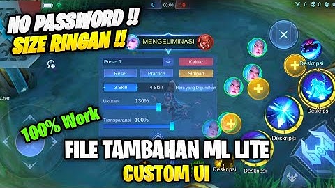 Data Open Custom Ui Terbaru | Data Tambahan Ml Lite Patch M4 Terbaru | Ml Lite | No Password