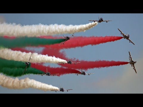 4Kᵁᴴᴰ FRECCE TRICOLORI - SPECTACULAR DEMONSTRATION !!!