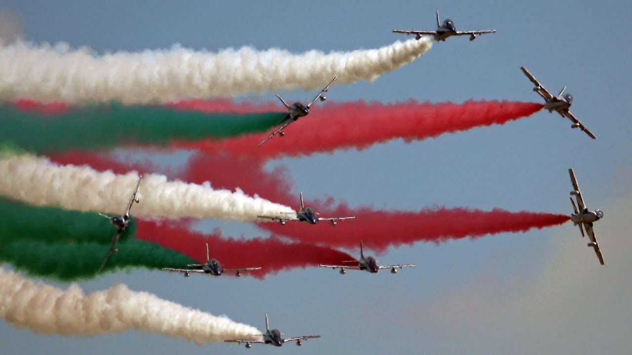 4Kᵁᴴᴰ FRECCE TRICOLORI - ВПЕЧАТЛЯЮЩАЯ ДЕМОНСТРАЦИЯ !!!