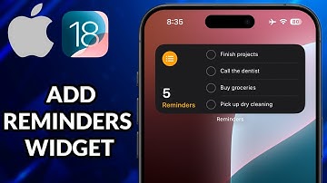 How To Add Reminders Widget On iPhone Home Screen iOS 18