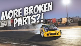 I Broke The 350z Night Drifting at Apple Valley Speedway