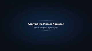 What Is the Process Approach in ISO 9001?