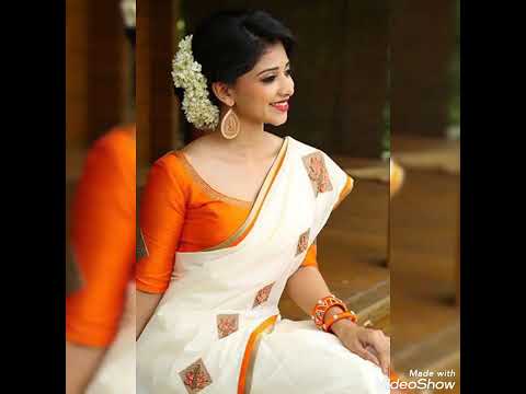 Kasavu  saree collection  // kerala saree Designs