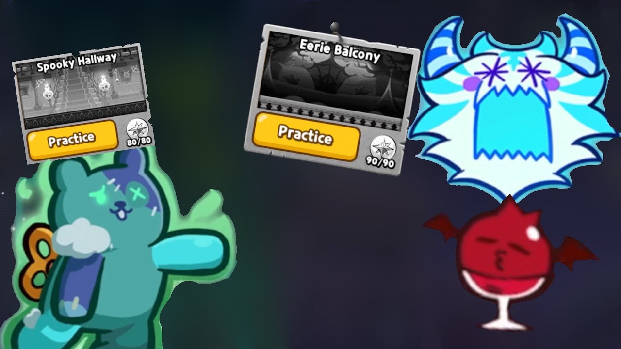 Going to the last stage of spooky spider mansion with one cookie [ Cookierun Ovenbreak ]