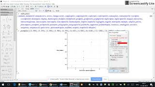 Information Scatter plot in Maple Guide