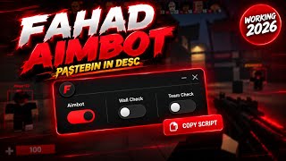 [FREE] BEST Roblox Aimbot Script 2026 | Universal, Wall Check, Team Check