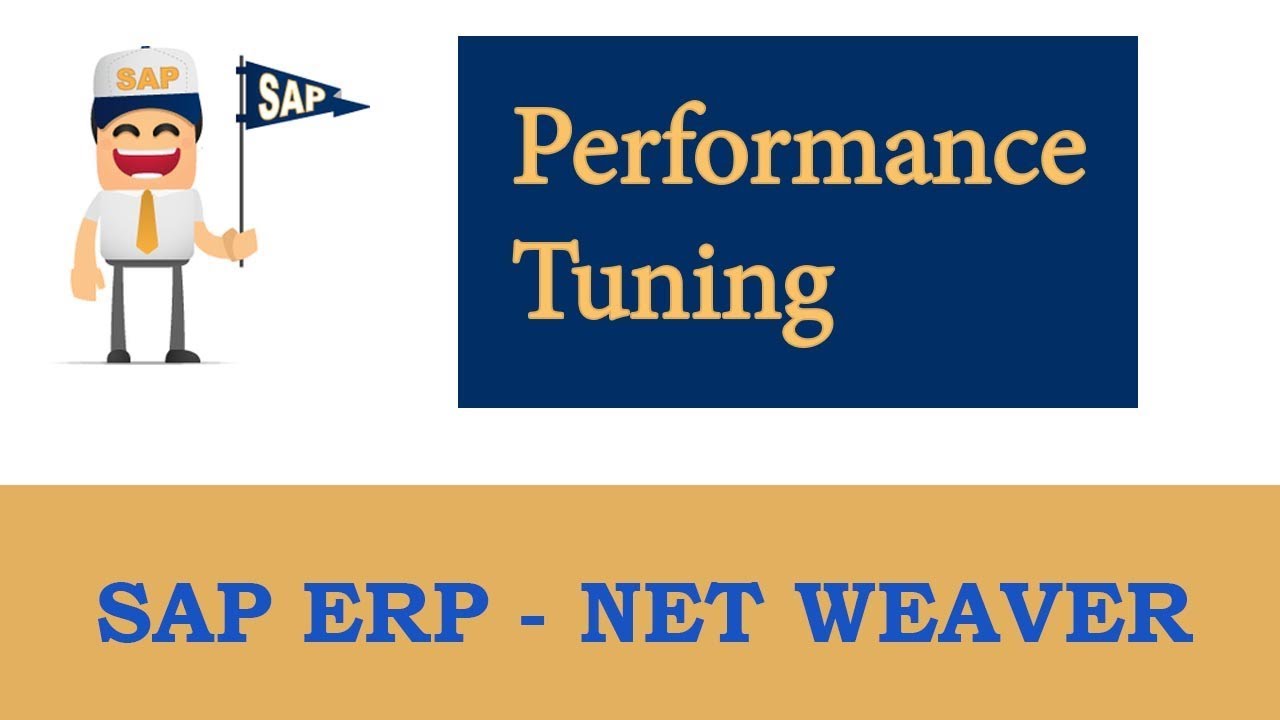 ERP SAP Basis - Net Weaver | SAP Performance Tuning - Part 1 | - YouTube