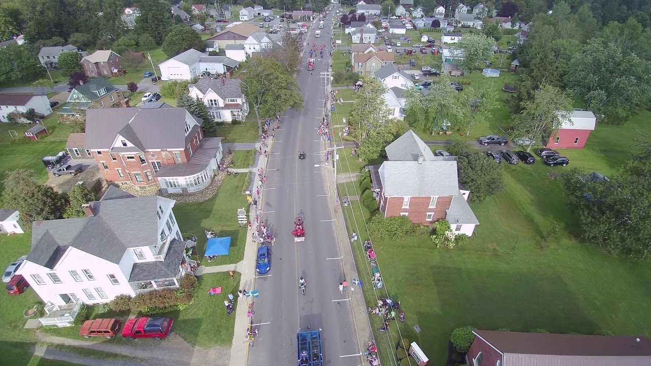 2017 Mt Jewett Parade filmed with a drone YouTube