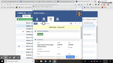 Checking Student Attendance in Veracross