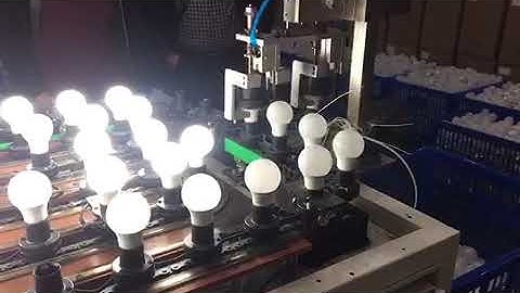 Automatic Aging Line for LED bulbs