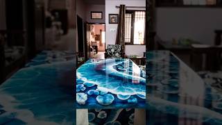 ek bekar table se resin art design table   Have you like this ? #diytable #studytable #diypallet