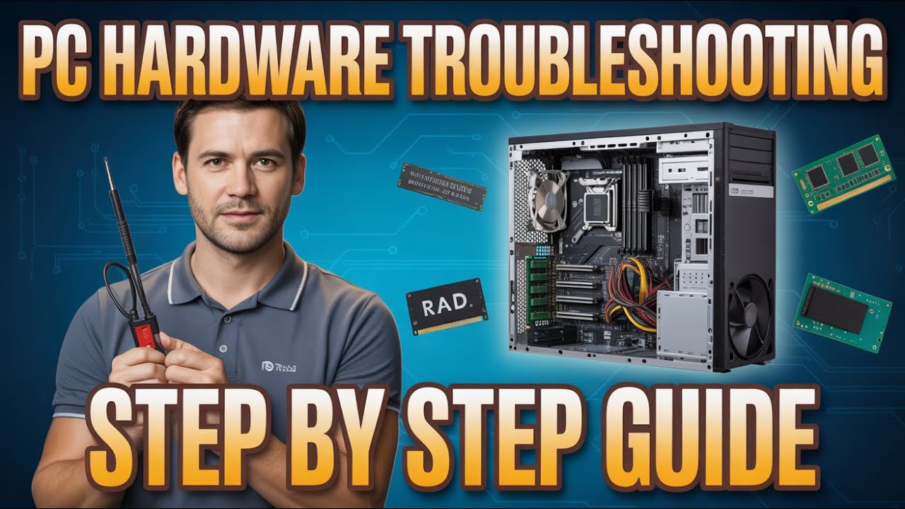 How to Troubleshoot Common PC Hardware Problems Like a Technician ...