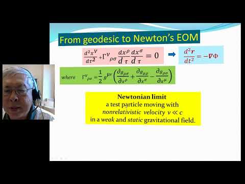 Newtonian Limit (Lecture