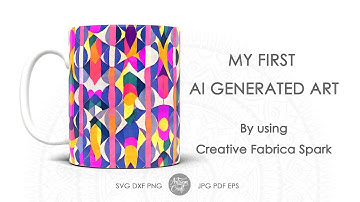 AI generated art from Text , Pattern  created by Creative Fabrica Spark