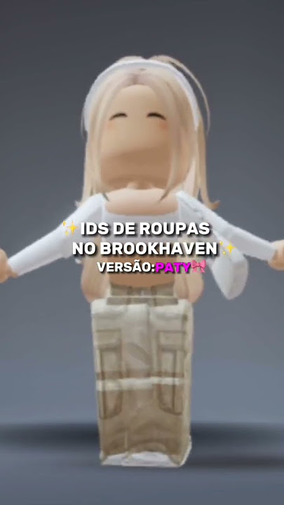 id de roupa brookhaven versão:Paty #brookhaven #bloxburg #paty